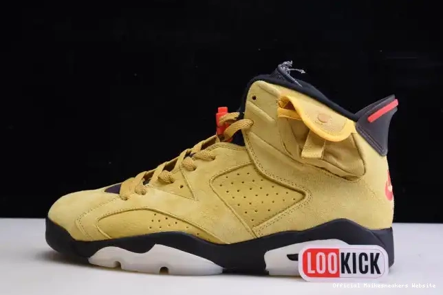 Official Maikesneakers JORDAN SCOTT CN1084-300 YELLOW X 6 TRAVIS AIR 0329